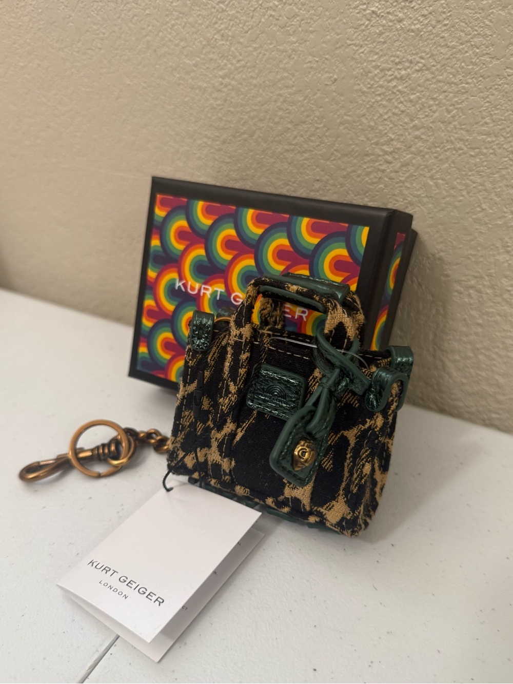 Kurt Geiger Southbank Keychain Bag Charm - Picture 10 of 10